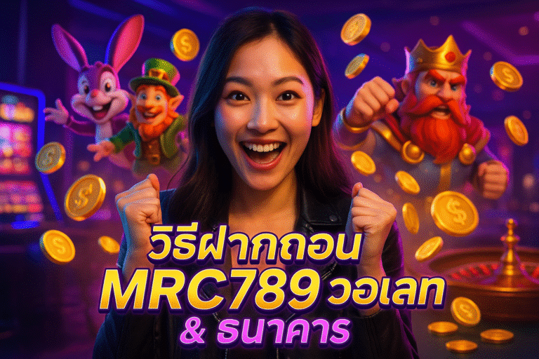 วิธีฝากถอน MRC789 วอเลท & ธนาคาร