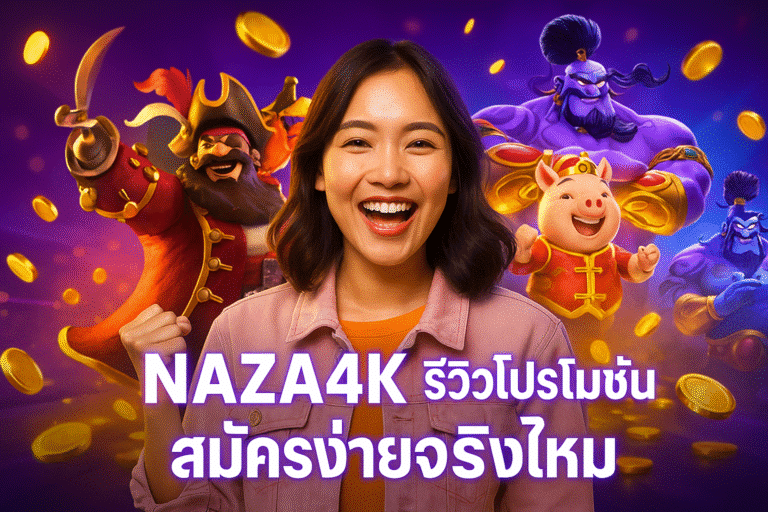 NAZA4K รีวิวโปรโมชั่น สมัครง่ายจริงไหม
